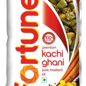 FORTUNE Premium kachi ghani pure Mustard Oil Pouch (1 L)